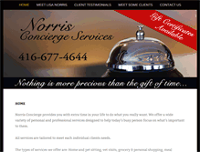 Tablet Screenshot of norrisconcierge.com